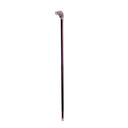 Design Toscano The Padrone Collection: Hunting Dog Pewter Walking Stick PA200